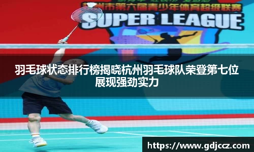 羽毛球状态排行榜揭晓杭州羽毛球队荣登第七位展现强劲实力